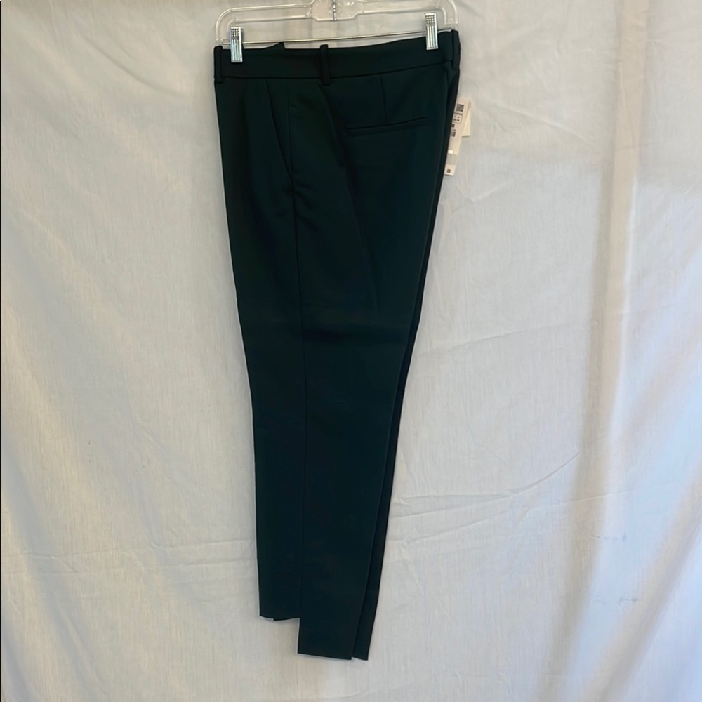NWT Zara Dark Green Pants with Ankle Detail